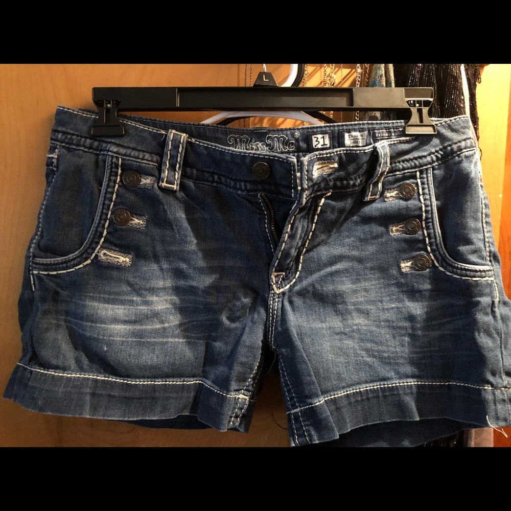 Miss Me Trouser Jean Shorts